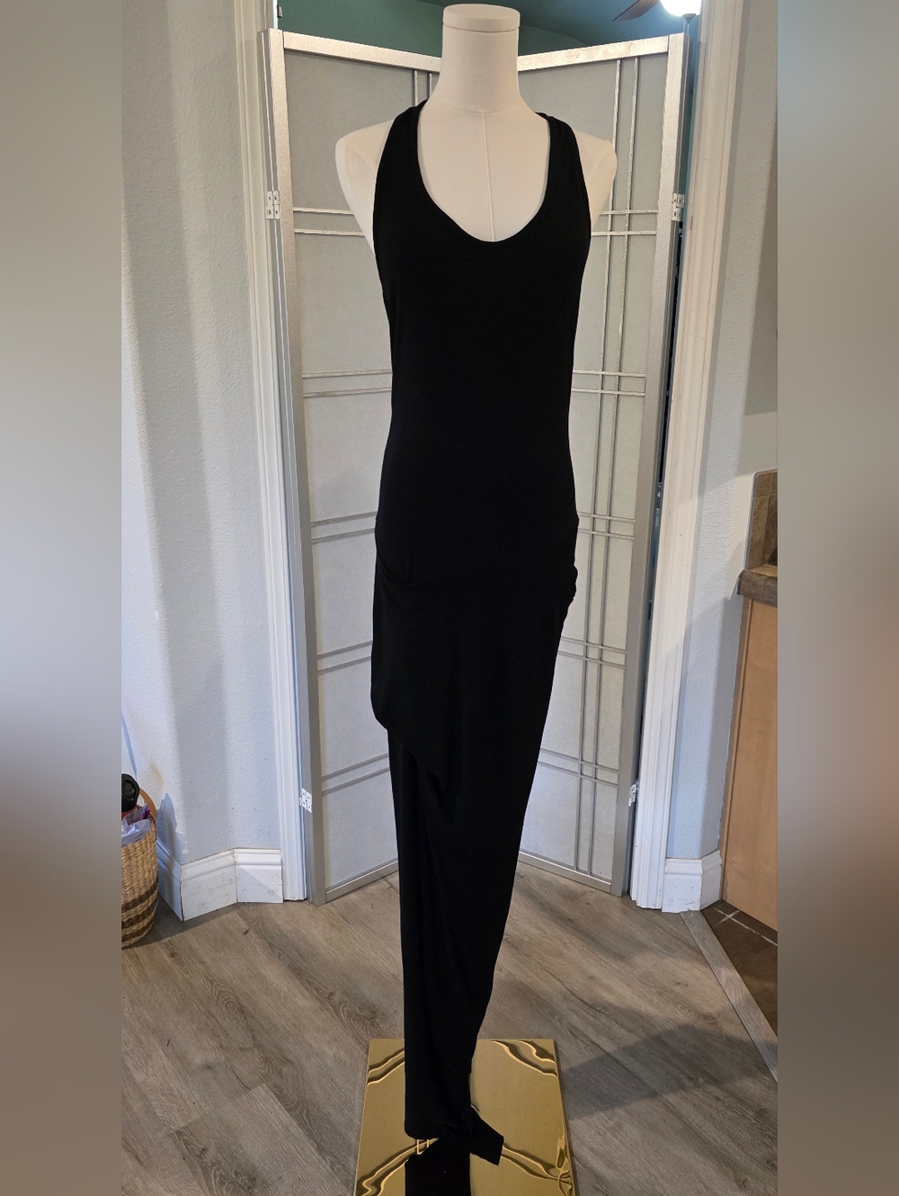 Black Racerback Nono Maxi Dress by Young Fabulous & Broke